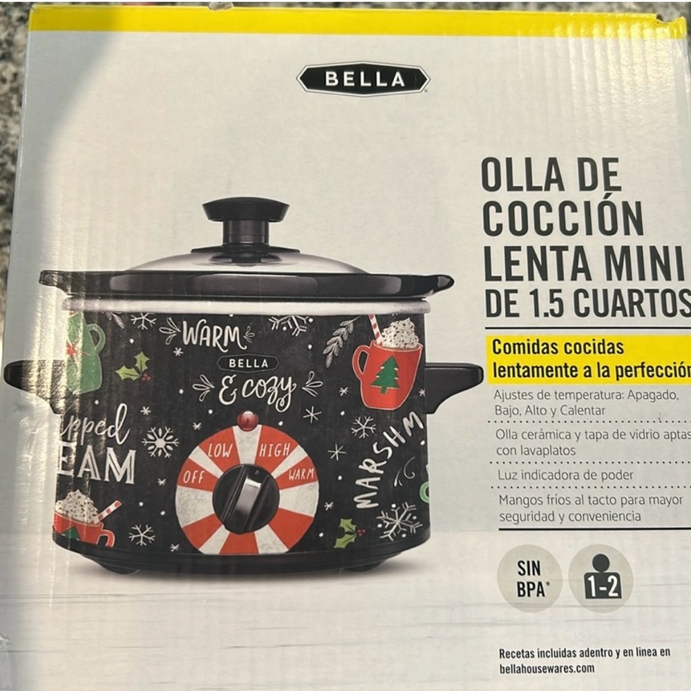 1.5 QT Slow Cooker CHRISTMAS